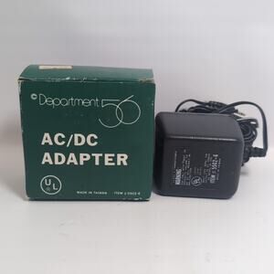 Department 56 AC DC Adapter 5502-6 In Original Box - UL Listed